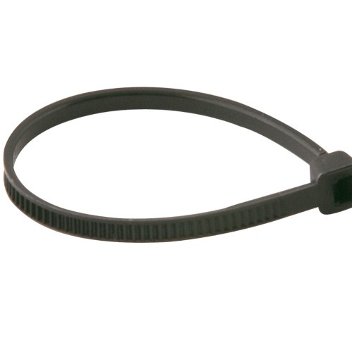 Abraadeira de nylon preta 2,5 x 100 mm com 1.000 peas