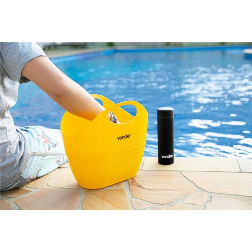 Bolsa pl�stica multiuso 8,5 litros amarela