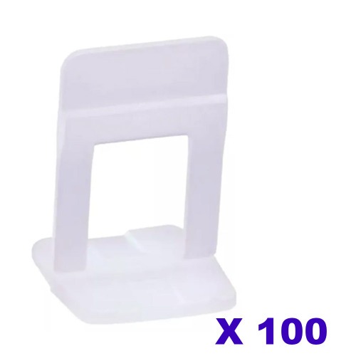 Espaador de 1,5 mm para nivelamento de piso com 100 peas - SLIM