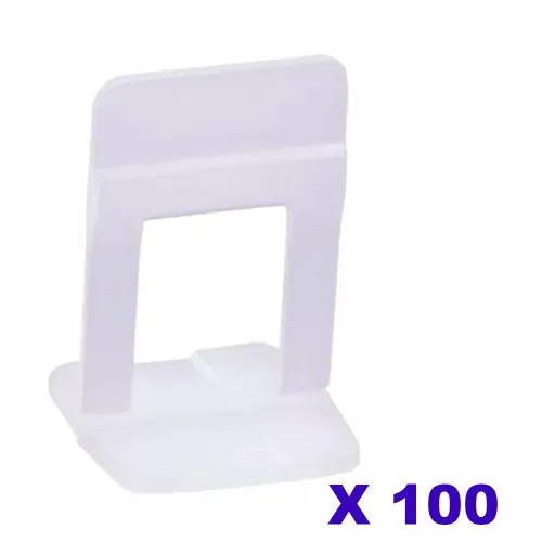 Espaçador de 1,5 mm para nivelamento de piso com 100 peças - SLIM