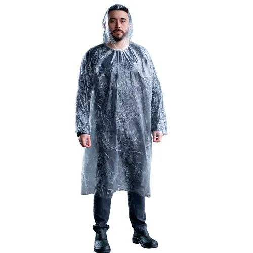 Capa de chuva descartável transparente - PA02661