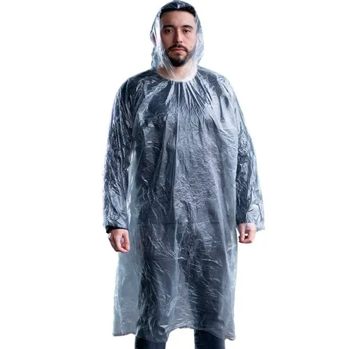 Capa de chuva descartável transparente - PA02661