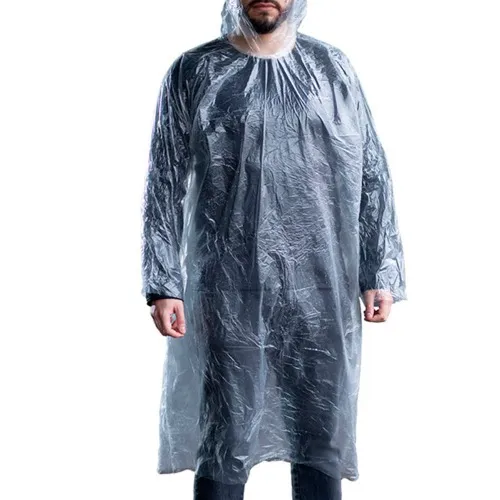 Capa de chuva descartável transparente - PA02661