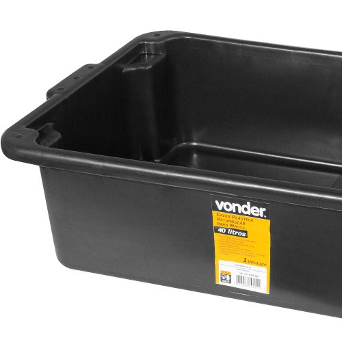 Caixa plstica retangular para massa 40 litros
