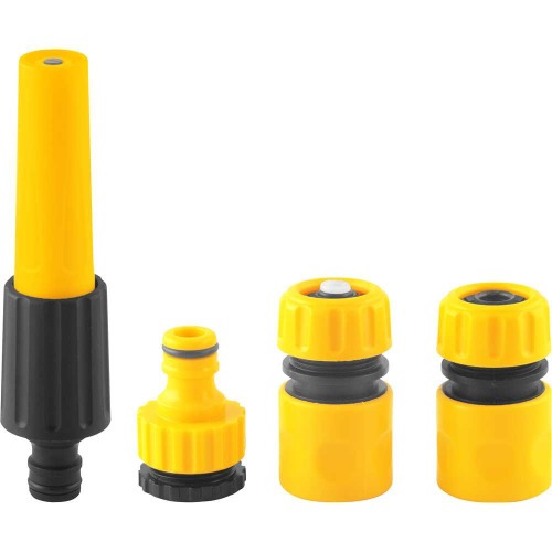 Esguicho plástico com jato regulável com acessórios Esguicho plástico com jato regulável com acessórios