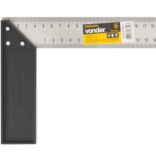 Esquadro de ao para carpinteiro 12