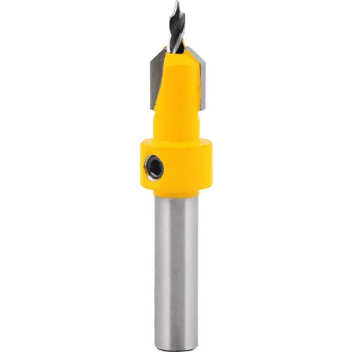 Fresa com dentes de vídea/metal duro para cabeça cônica 10 mm
