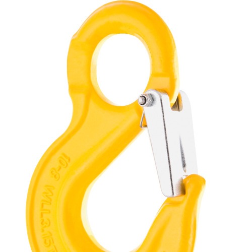 Gancho de ao com olhal 2,0 toneladas com trava