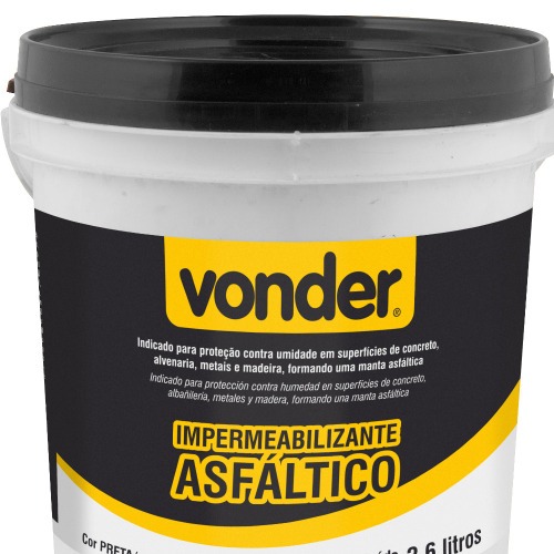 Impermeabilizante asfáltico 3,6 litros Impermeabilizante asfáltico 3,6 litros