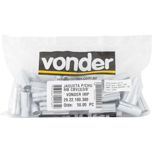 Jaqueta para chumbador CBV 3/8 Jaqueta para chumbador CBV 3/8