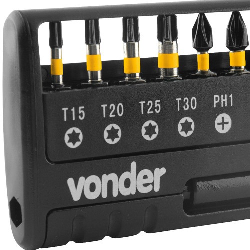 Jogo de bits de impacto S2encaixe sextavado 1/4