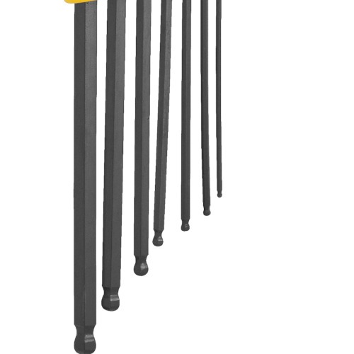 Jogo de chaves allen abauladas 1,5 a 6 mm com 7 pe�as