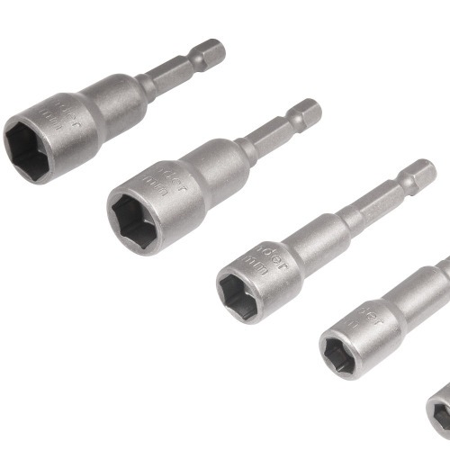 Jogo de soquete magnético 6 a 13 mm encaixe de 1/4'' com 5 peças - 3039000500 Jogo de soquete magnético 6 a 13 mm encaixe de 1/4'' com 5 peças - 3039000500