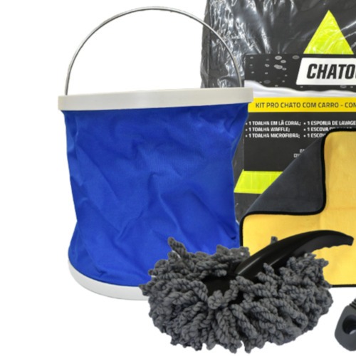 Kit para limpeza de carros 9 pe�as - Pro Chatou