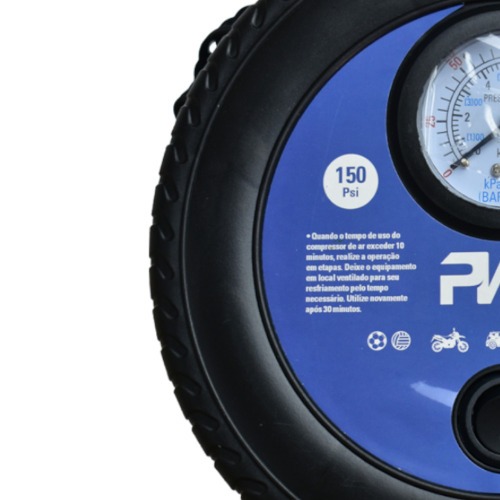 Mini compressor port�til anal�gico 12 volts