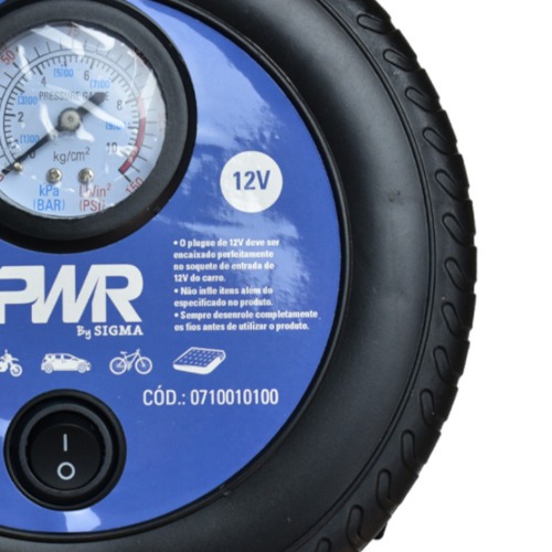 Mini compressor port�til anal�gico 12 volts