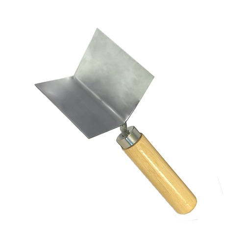 Espatula em a�o inox de canto externo para drywall