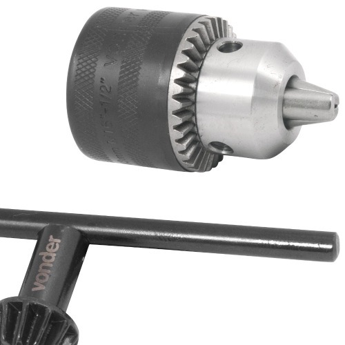 Mandril com chave rosca 3/8