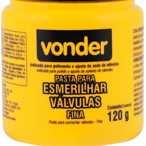 Pasta para esmerilhar válvulas fina 120 g Pasta para esmerilhar válvulas fina 120 g