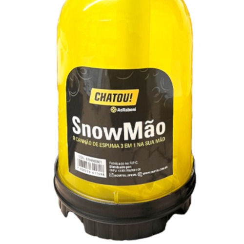 Canhão de espuma 2 litros 3 em 1 - Snowmão Chatou Canhão de espuma 2 litros 3 em 1 - Snowmão Chatou