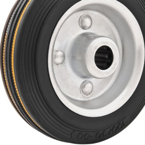 Roda de borracha linha mdia 5