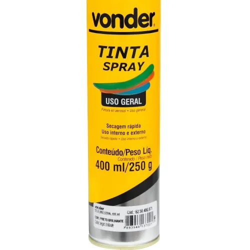 Tinta spray para uso geral 400 ml