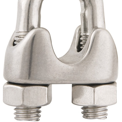 Clips para cabo em ao inox 5/16