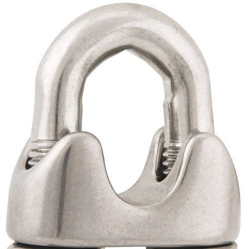 Clips para cabo em ao inox 5/16