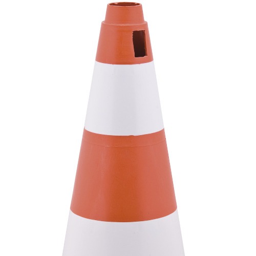 Cone de sinalizao com 50 cm com 2 faixas