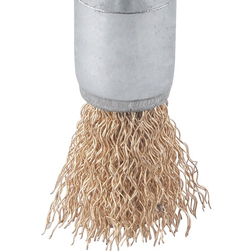 Escova de aço ondulado tipo pincel 19 mm Escova de aço ondulado tipo pincel 19 mm