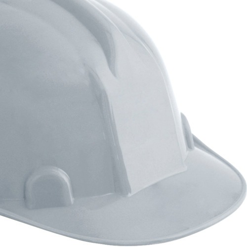 Capacete com aba frontal cinza