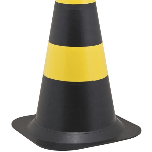 Cone de sinaliza��o com 50 cm com 2 faixas