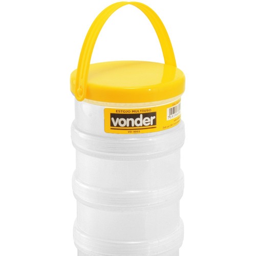 Estojo multiuso composto de 4 partes rosqueáveis -  VD 4003 Estojo multiuso composto de 4 partes rosqueáveis -  VD 4003