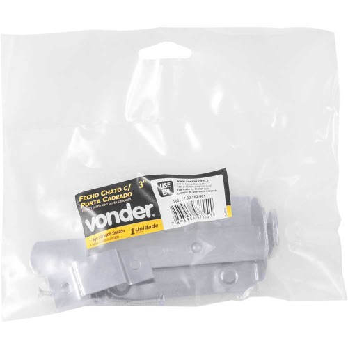 Fecho chato com porta-cadeado 3