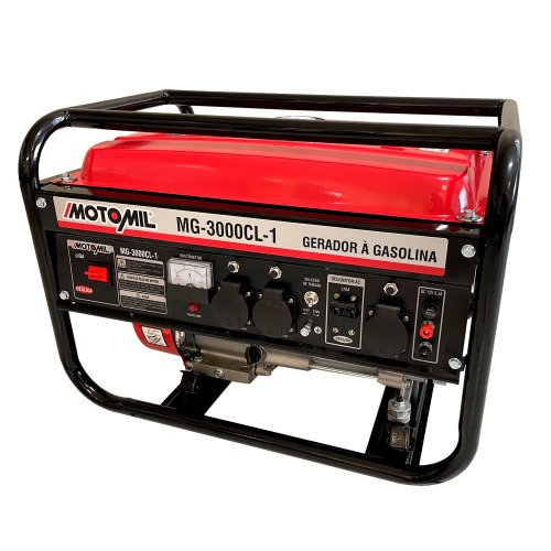 Gerador de energia 2,8 Kva a gasolina partida manual - MG-3000CL-1  110V/220V Gerador de energia 2,8 Kva a gasolina partida manual - MG-3000CL-1  110V/220V