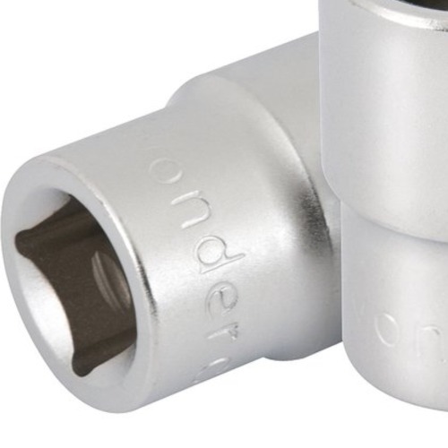 Soquete sextavado 18 mm com encaixe 1/2