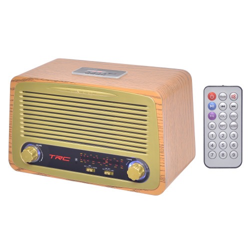 Caixa de som portátil retrô 35W RMS com Bluetooth Radio AM/FM - TRC 212  110V/220V Caixa de som portátil retrô 35W RMS com Bluetooth Radio AM/FM - TRC 212  110V/220V