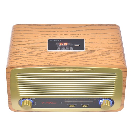 Caixa de som portátil retrô 35W RMS com Bluetooth Radio AM/FM - TRC 212  110V/220V Caixa de som portátil retrô 35W RMS com Bluetooth Radio AM/FM - TRC 212  110V/220V