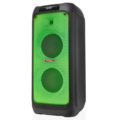 Caixa de som amplificada 1500W RMS com Bluetooth Radio FM e Microfone - TRC X1500  110V/220V