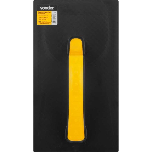 Desempenadeira plástica base estriada 170 x 300 mm Desempenadeira plástica base estriada 170 x 300 mm