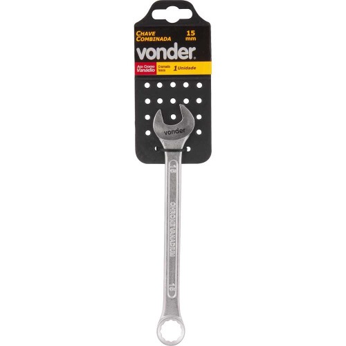 Chave combinada 15 mm aço cromo vanádio Chave combinada 15 mm aço cromo vanádio