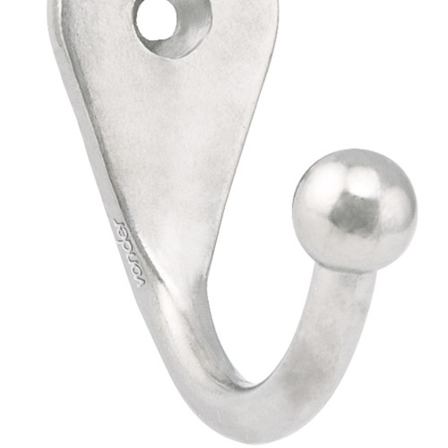 Cabide simples grande em metlico niquelado