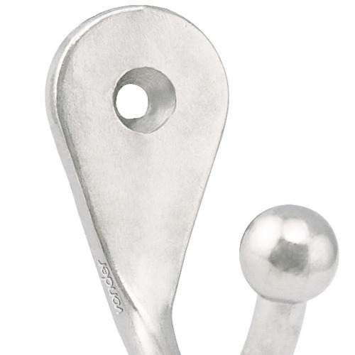 Cabide simples grande em metlico niquelado