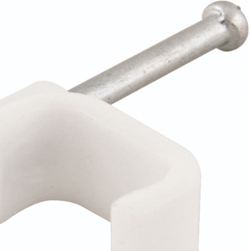 Grampo plástico chato para fios 10 mm² Grampo plástico chato para fios 10 mm²