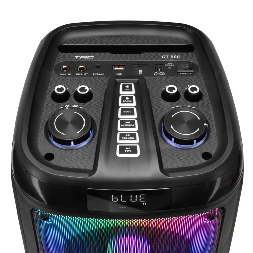 Caixa de som amplificada 900W RMS com Bluetooth e Radio FM e Microfone - CT 900  110V/220V Caixa de som amplificada 900W RMS com Bluetooth e Radio FM e Microfone - CT 900  110V/220V
