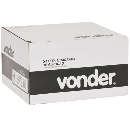 Gaxeta de algodo quadrada grafitada 5/8