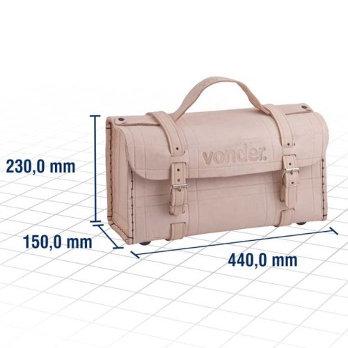 Maleta em couro 440 x 150 x 230 mm para ferramentas Maleta em couro 440 x 150 x 230 mm para ferramentas