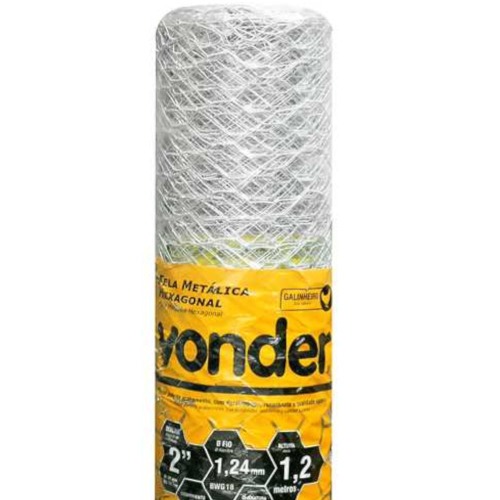 Tela metlica hexagonal para galinheiro malha 2