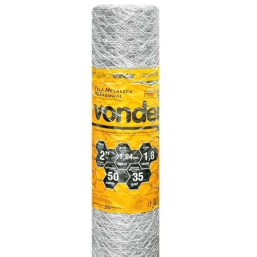 Tela metálica hexagonal para galinheiro malha 2