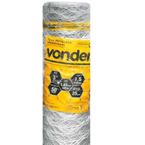 Tela metálica hexagonal malha 3 Tela metálica hexagonal malha 3